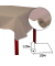 4 PROnappe Tischdecke natur 1,2 x 20,0 m